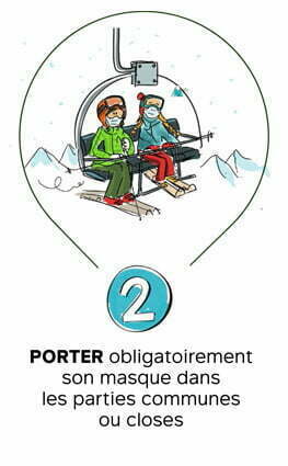 #CetHiverJeSkie - Geste 2 - Porter son masque
