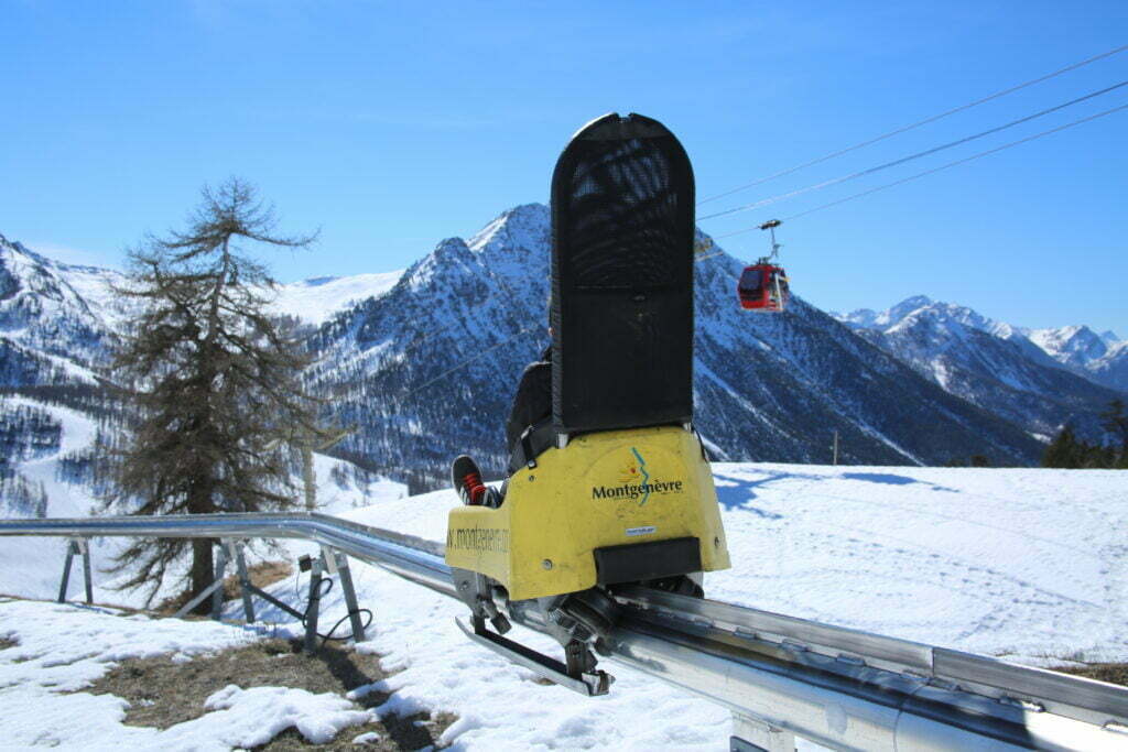 Luge Monty Express - Montgenèvre - Luge sur monorail - Hautes Alpes
